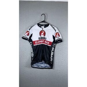 ShaverSport Subaru Elephant Rock Colorado Cycling Jersey Mens Large Full Zip